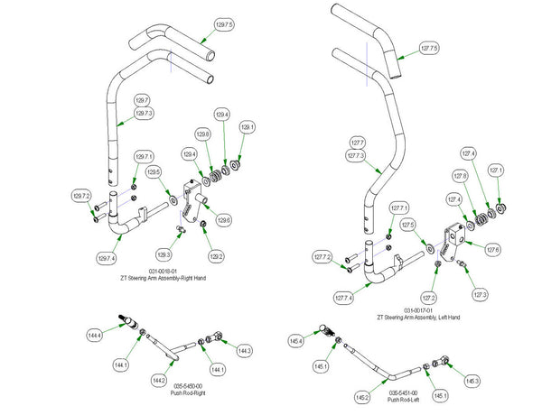 Drive Arm Sub Assemblies