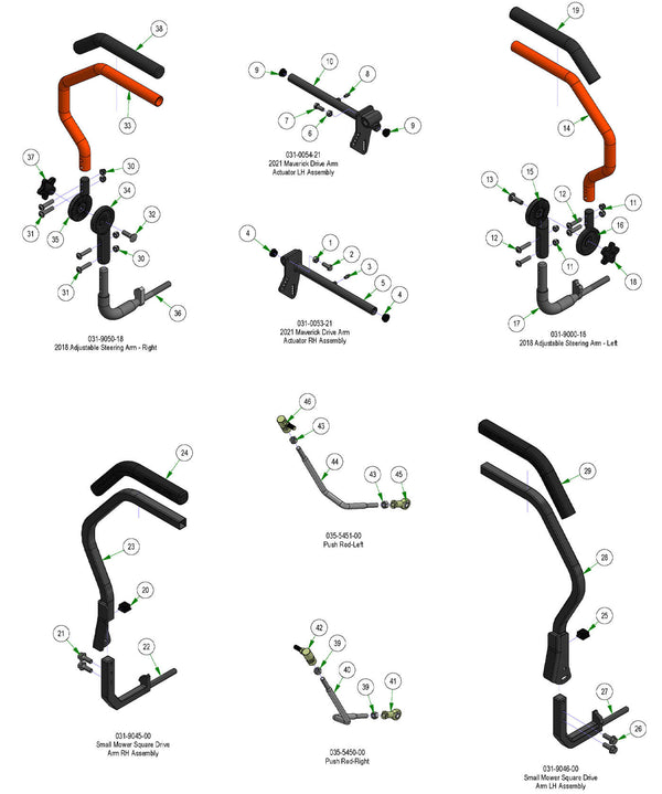 Drive Arm Subassemblies