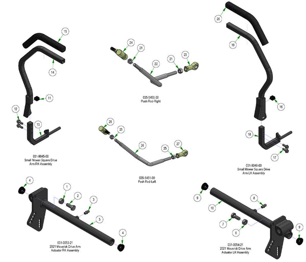 Drive Arm Subassemblies