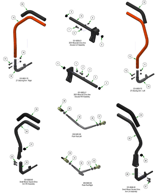 Drive Arm Subassemblies