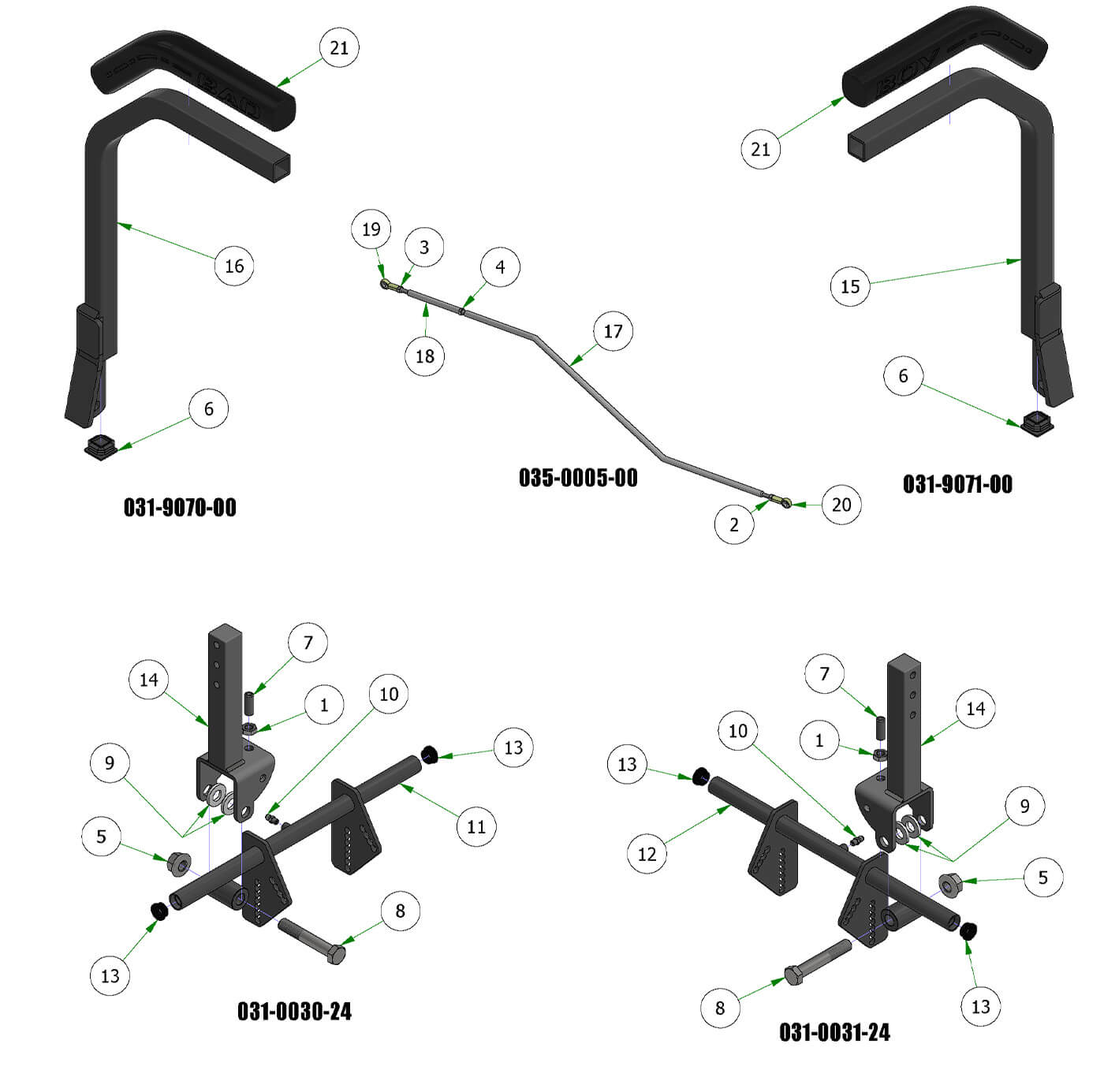 Drive Arm Subassemblies