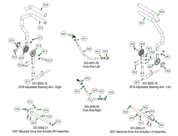 Drive Arm Subassemblies