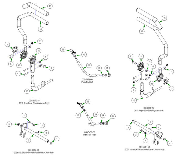 Drive Arm Subassemblies