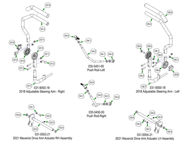 Drive Arm Subassemblies