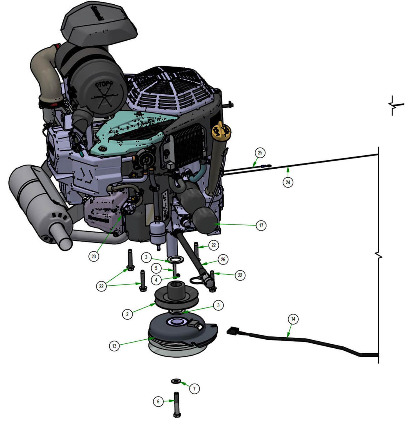 Engine - Kawasaki EVO 781 2