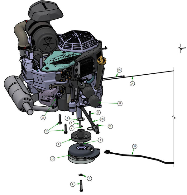 Engine - Kawasaki EVO 781 2