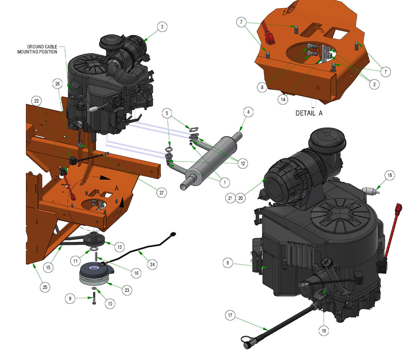Engine - Kawasaki FX850