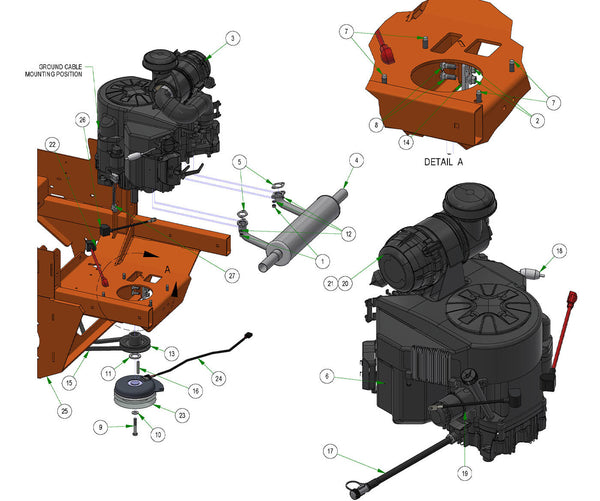 Engine - Kawasaki FX850