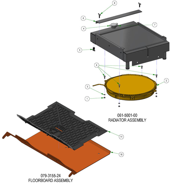 Floorboard & Radiator