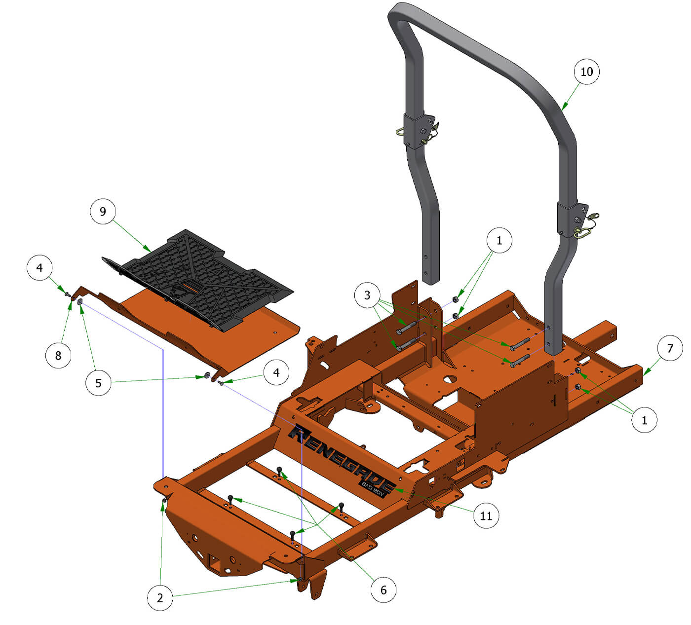 Hercules Rops Floorboard & ROPS – Waller County Equipment