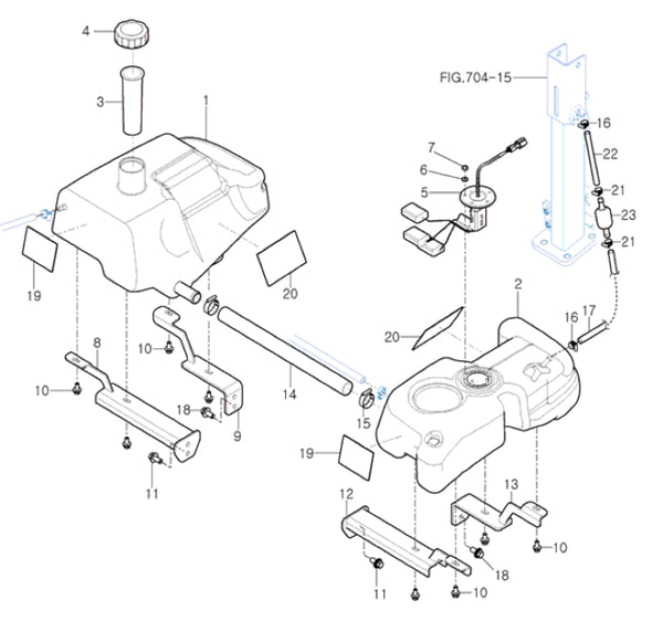 Fuel Tank and Fuel Line