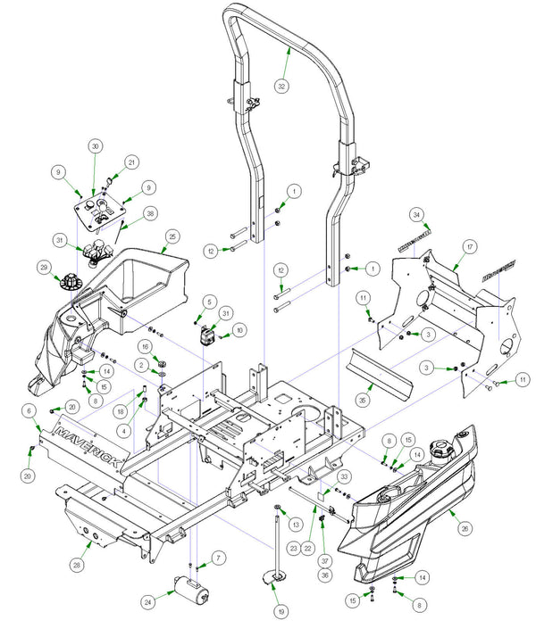 Fuel Tank & Rear Cover