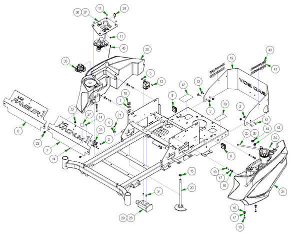 Fuel Tank & Rear Cover