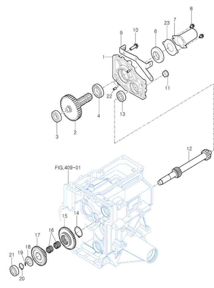 PTO Count Shaft Sub & Rear PTO Sub