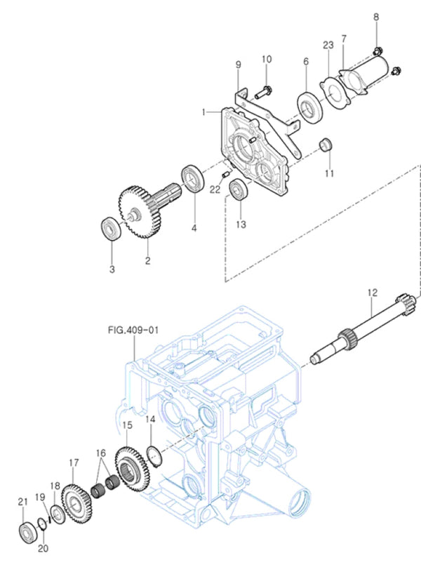 PTO Count Shaft Sub & Rear PTO Sub