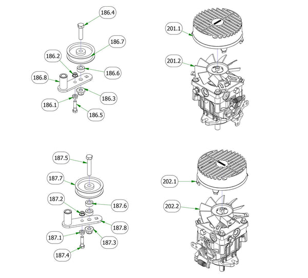 Pump & Idler Subassemblies