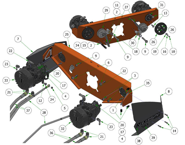 Pump & Idler Assembly