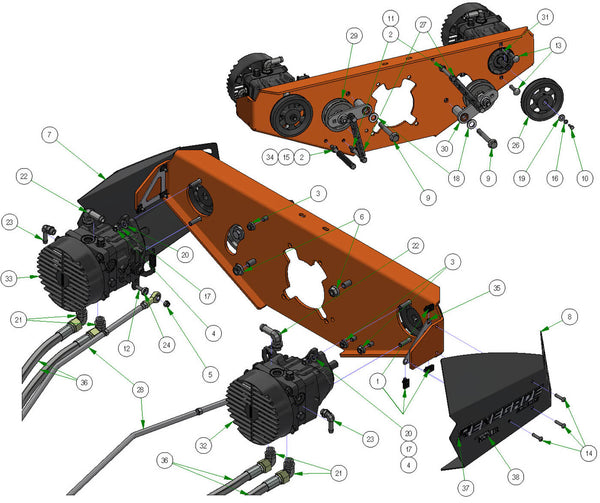 Pump & Idler Assembly