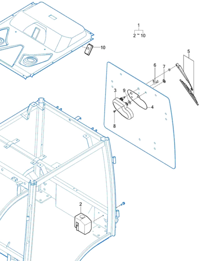 Rear Wiper Kit (Optional)