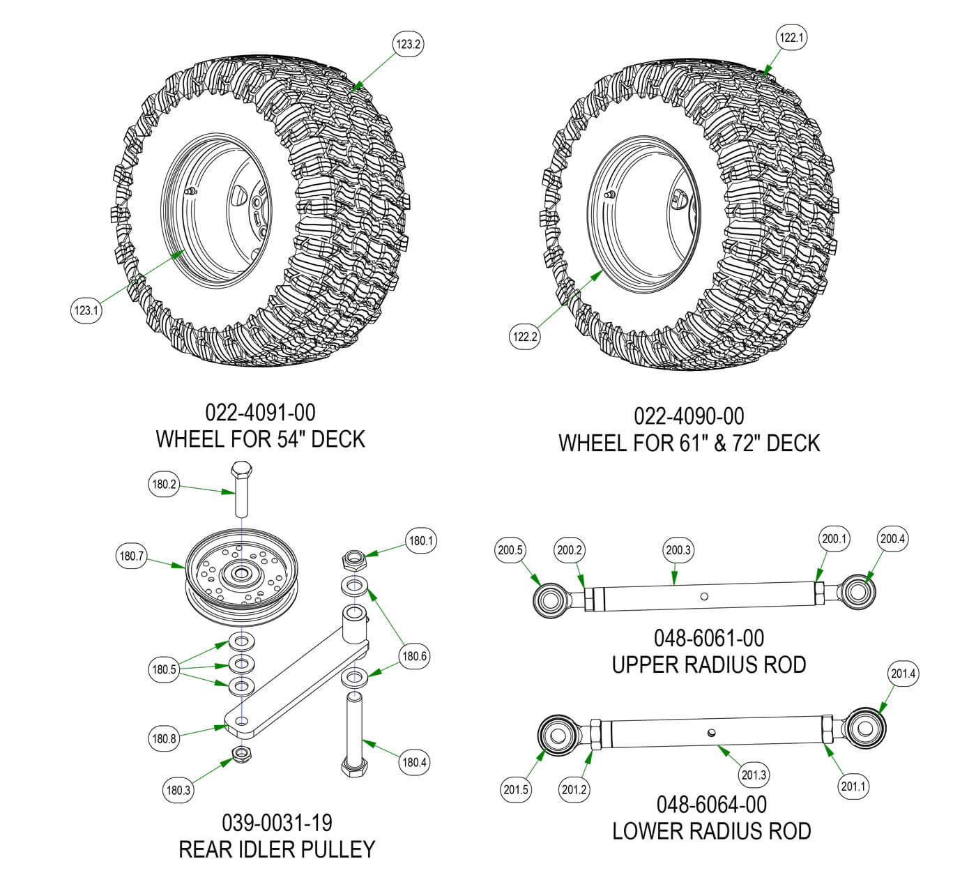 Rear Suspension Subassemblies