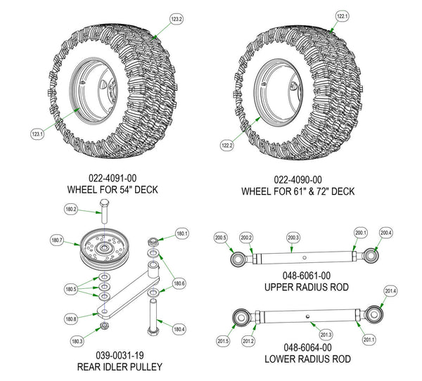 Rear Suspension Subassemblies