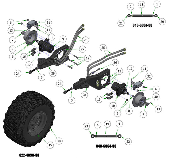 Rear Suspension Subassemblies
