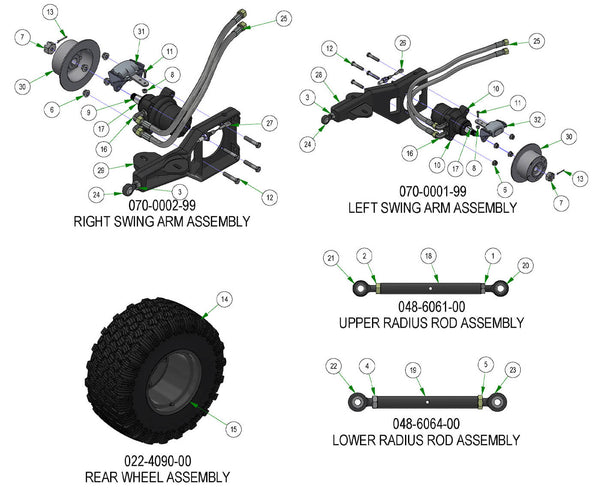 Rear Suspension Subassemblies