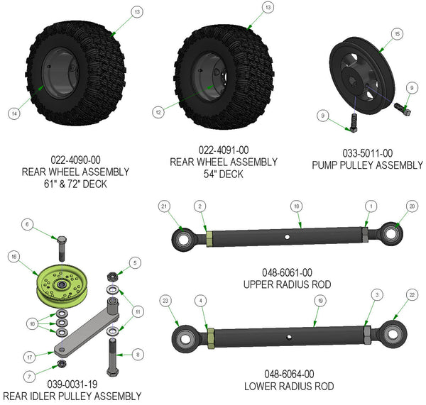 Rear Suspension Subassemblies