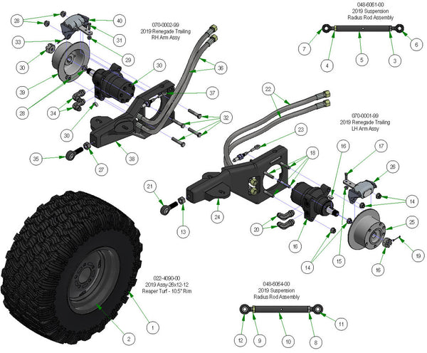Rear Suspension Subassemblies