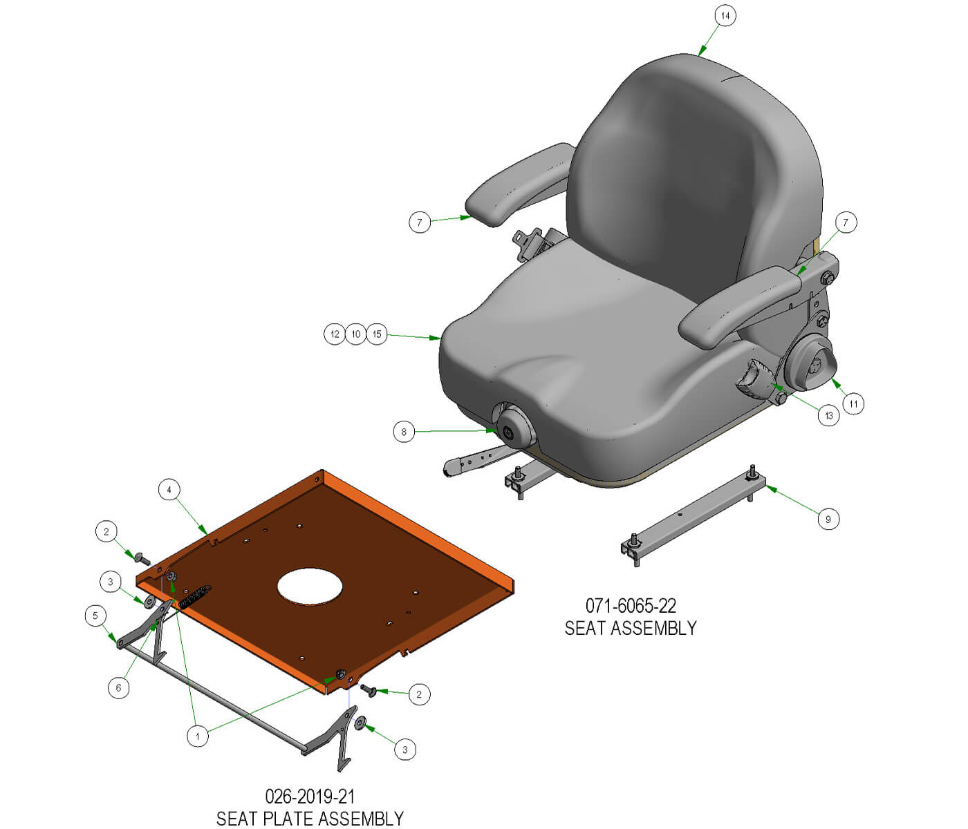 Seat Subassemblies