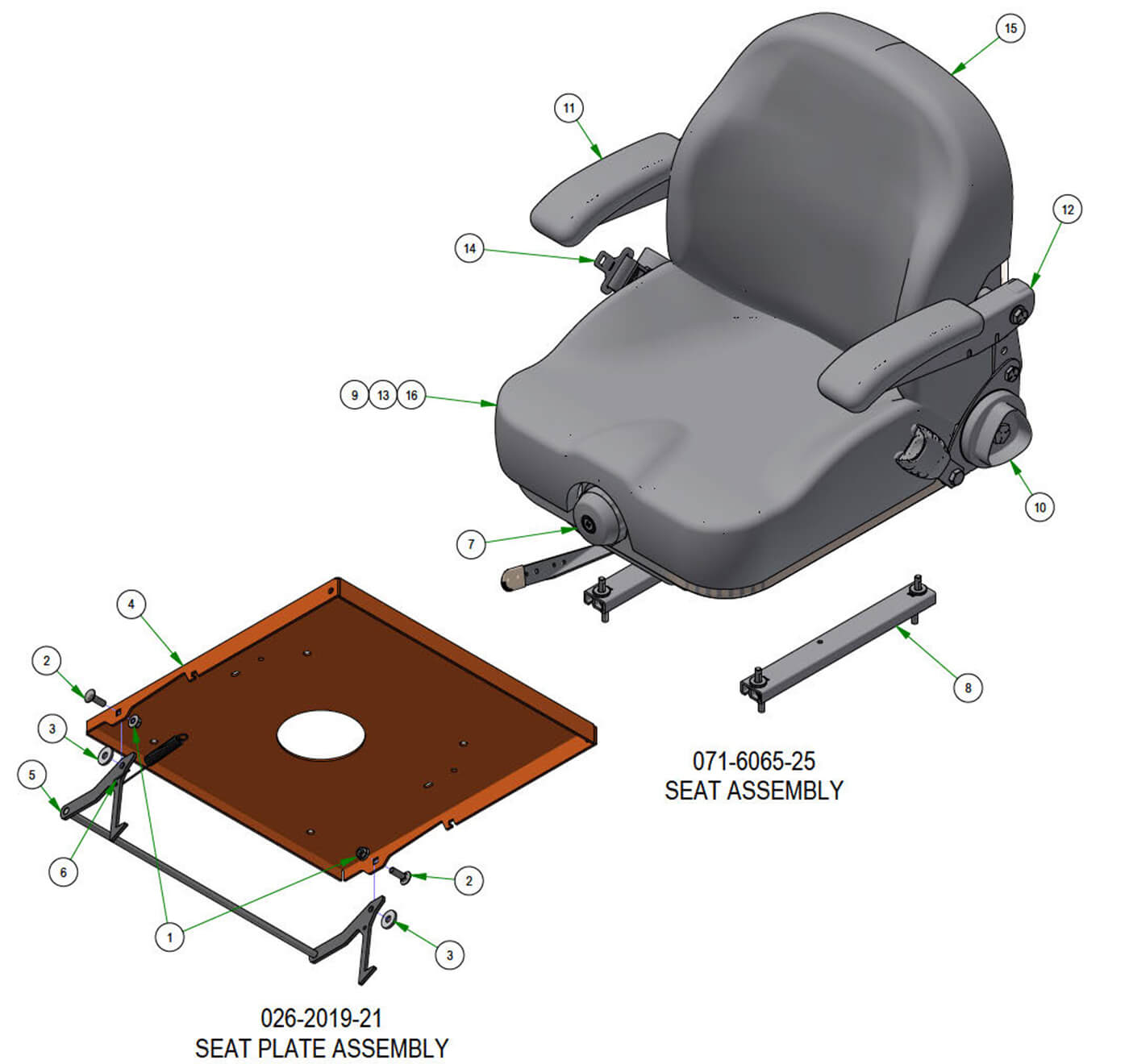 Seat Subassemblies