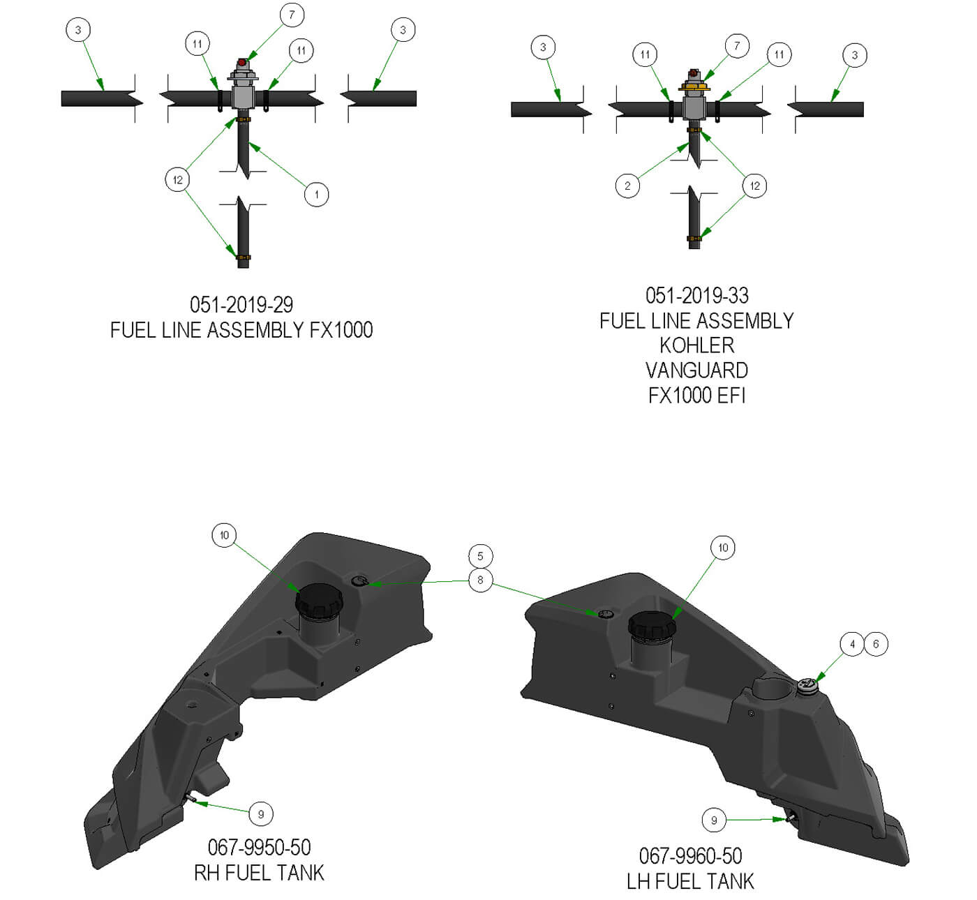 Tanks & Battery - Fuel Tanks