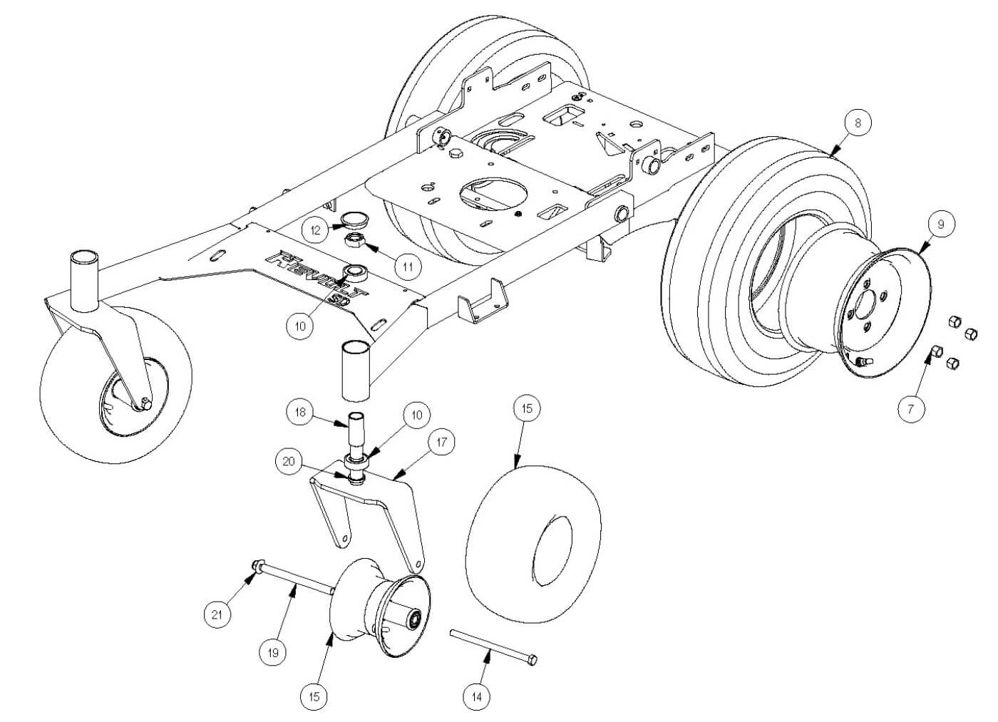 Tires & Front Spindles