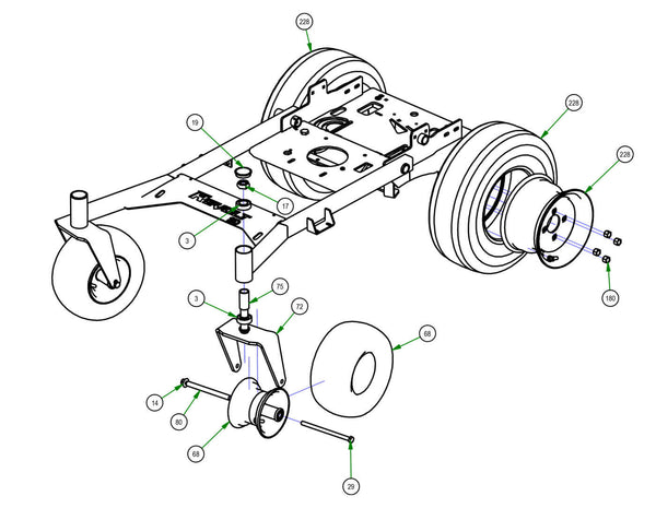 Tires & Front Spindles