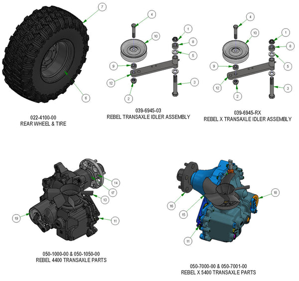 Transaxle Subassemblies