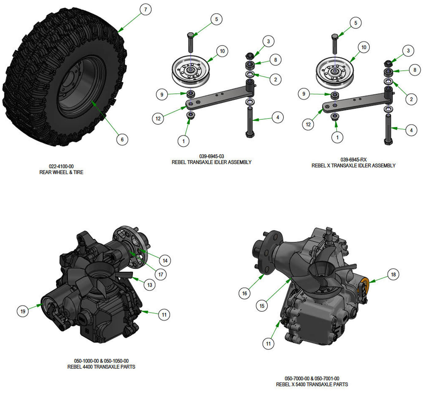 Transaxle Subassemblies