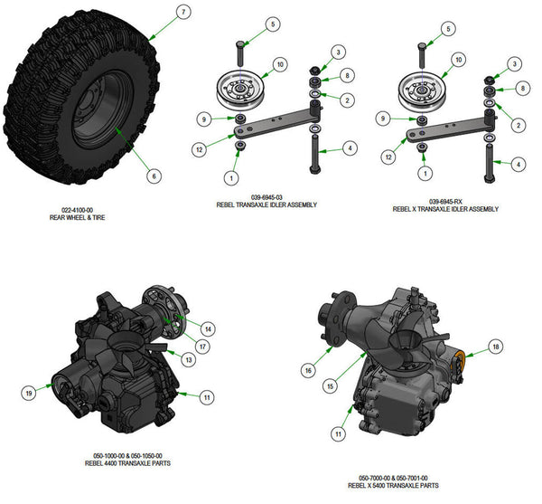 Transaxle Subassemblies