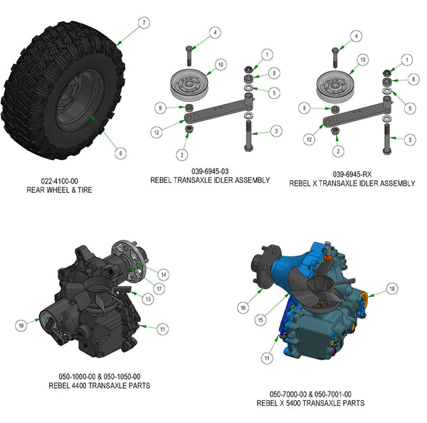 Transaxle Subassemblies