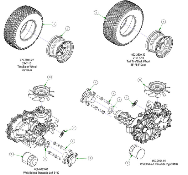 Transaxle Subassemblies