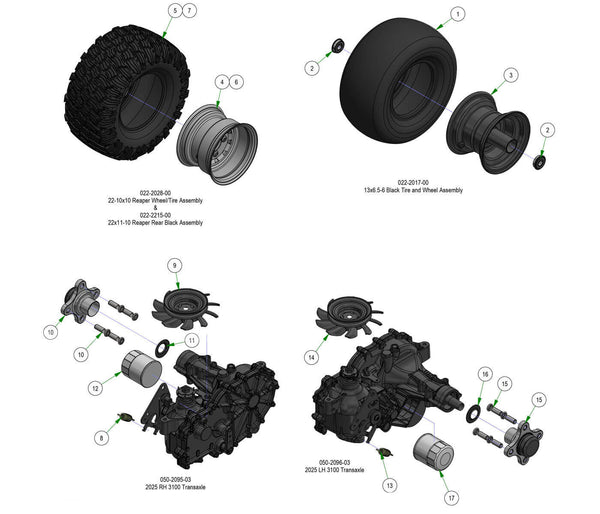 Transaxle Subassemblies