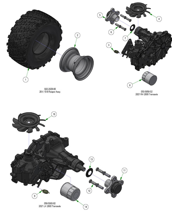 Transaxle Subassemblies