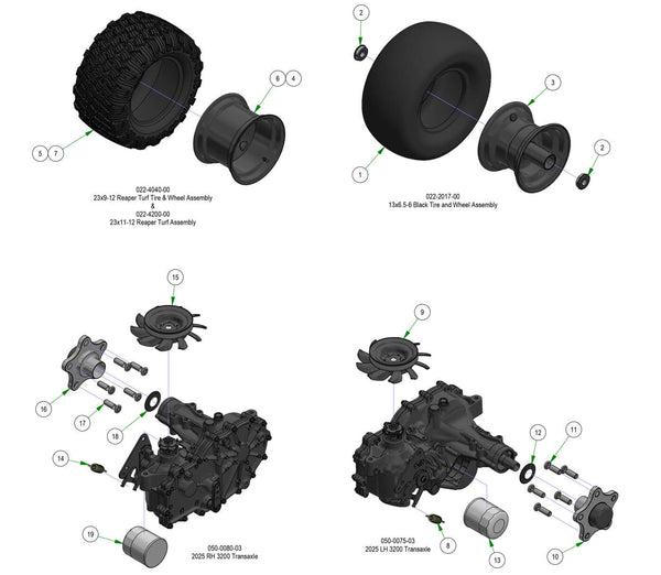 Transaxle Subassemblies