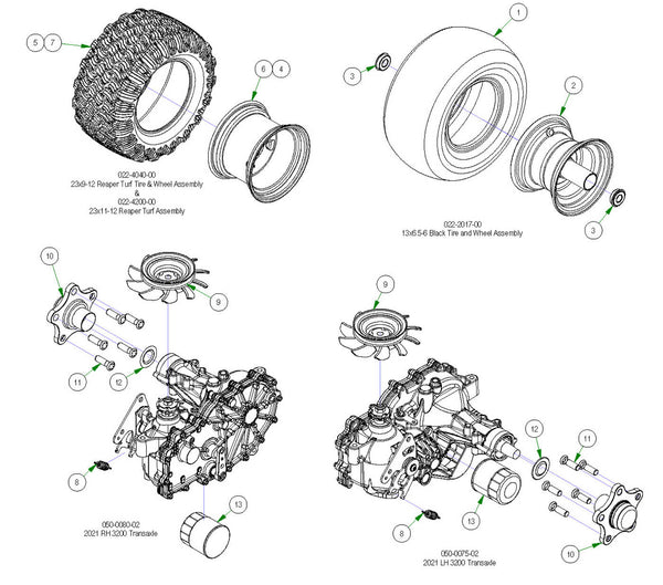 Wheel Subassemblies
