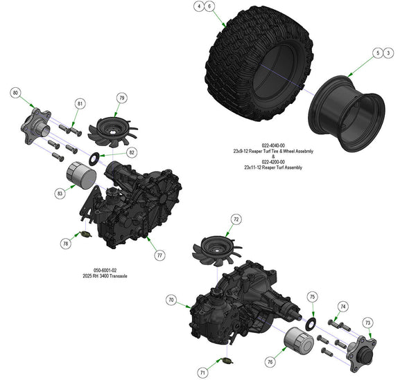Wheel Subassemblies