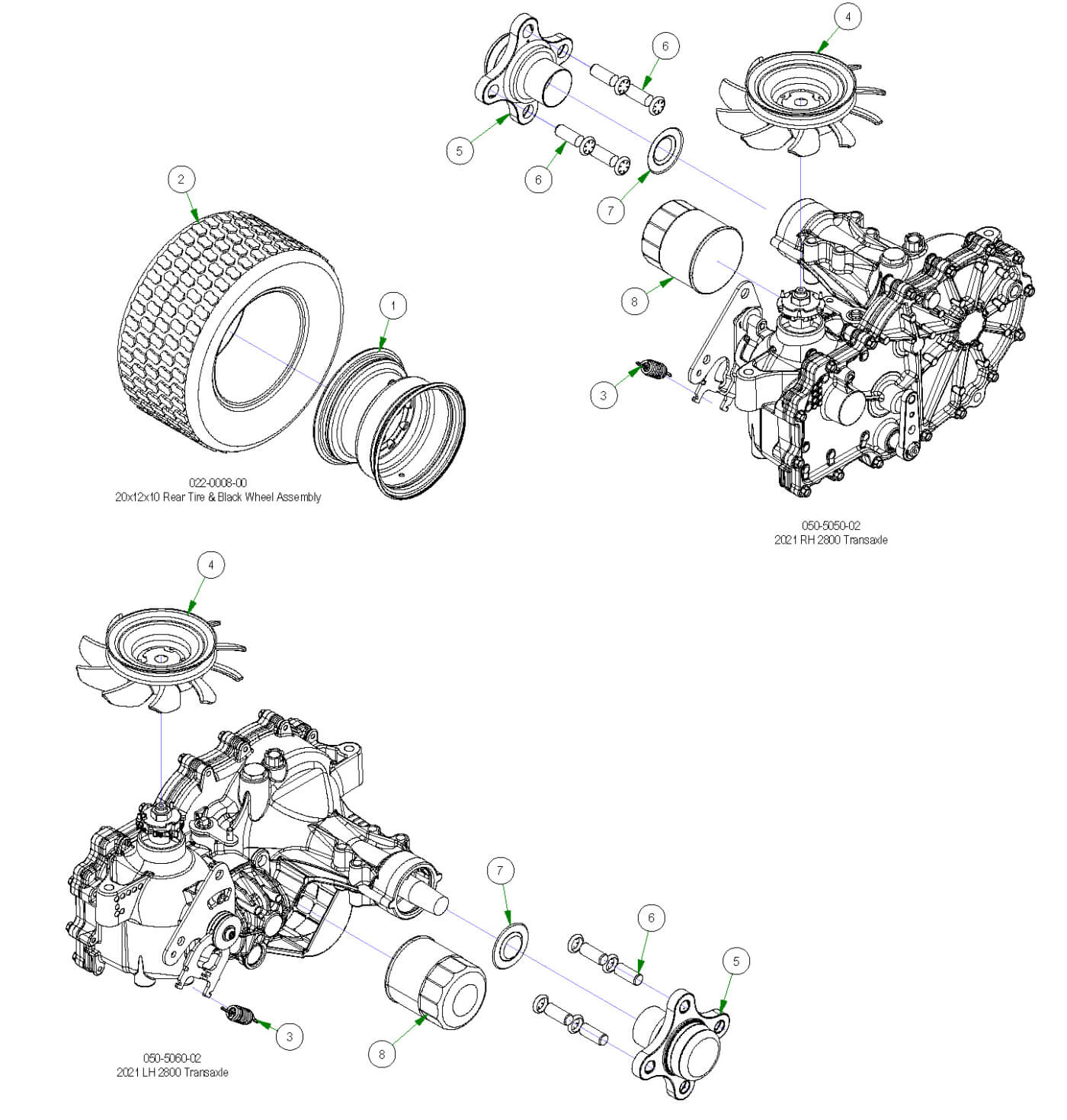 Wheel Subassemblies