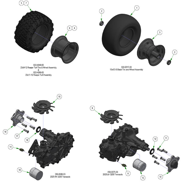 Wheel Subassemblies