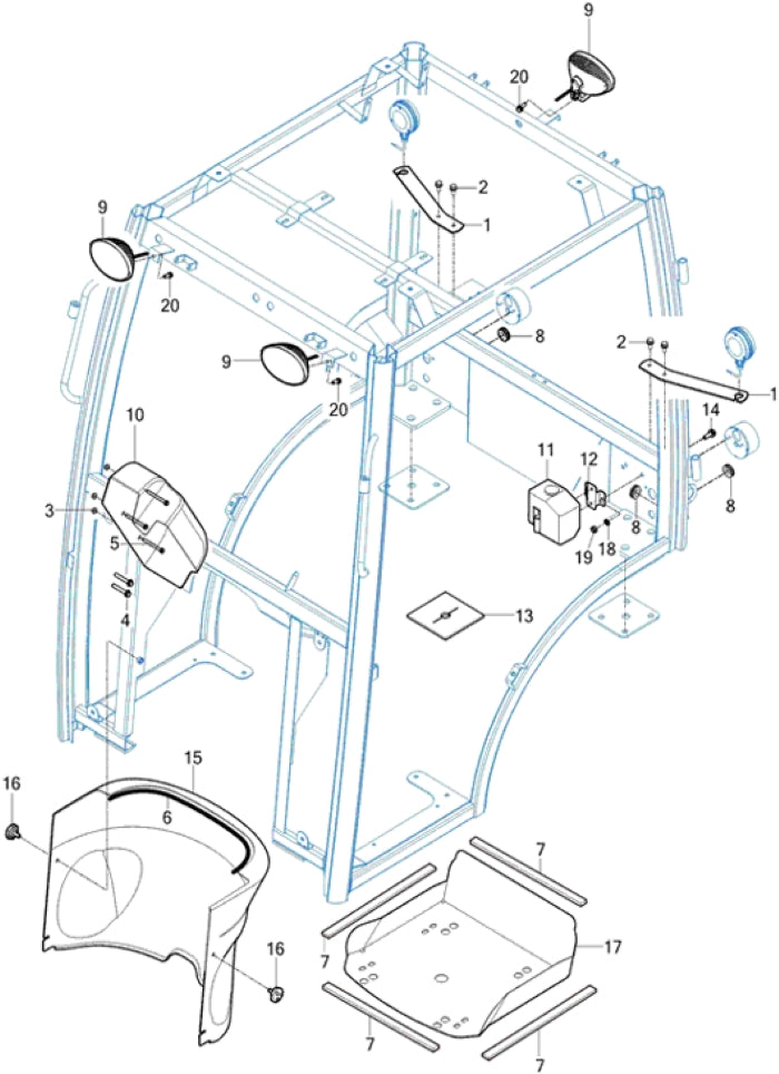 Working Lamp & Fender Cover