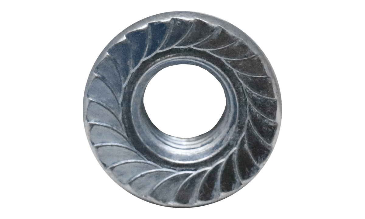 1/2-13 Hex Fange Nuts Zinc w/