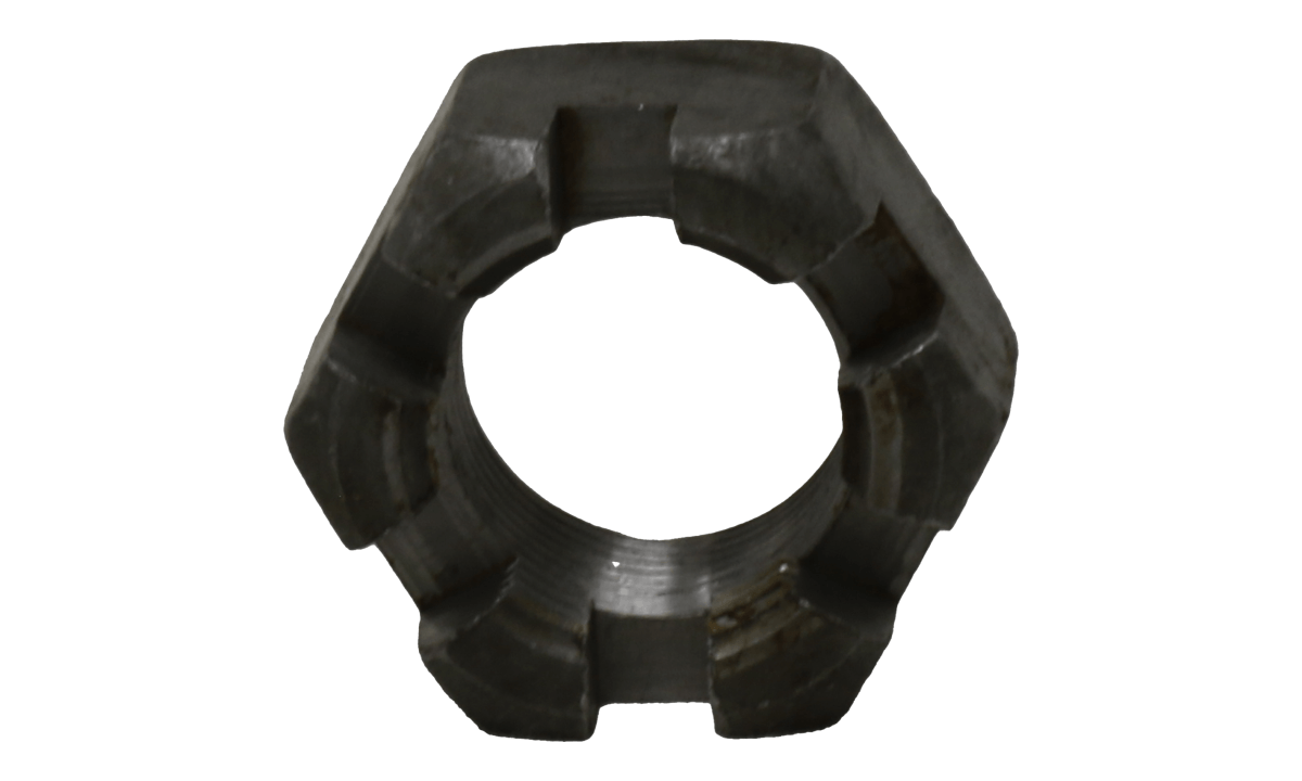 1-14 Hex Castle Nut Plain (Slo
