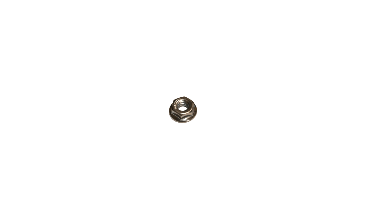 1/4-20 Hex Flange Nuts Zinc w/